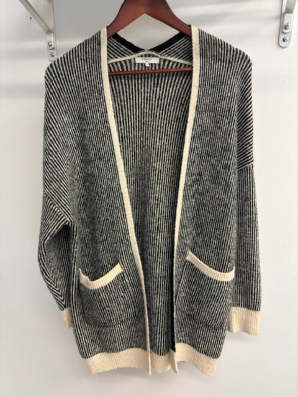 FRNCH Paris Black & Cream Sweater – Size S/M